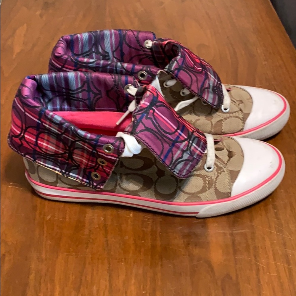 Coach high top sneakers